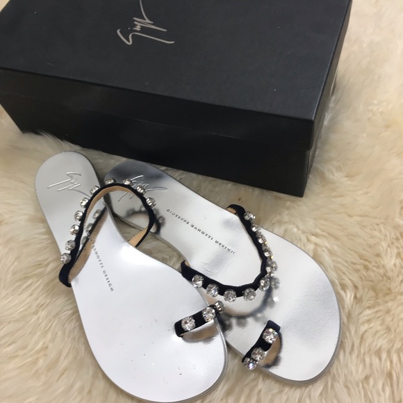 Giuseppe Zanotti Crystal slipper  oritq - Picture 2 of 12